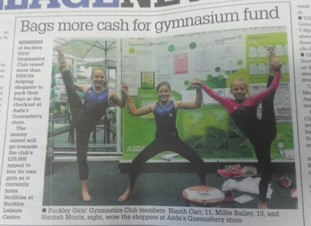 Press cutting: Bag packing