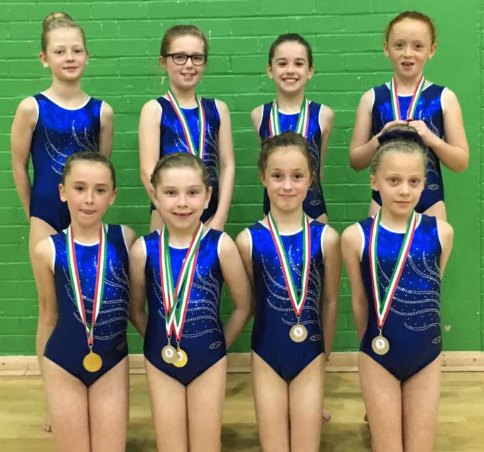 Intermediate competition gymnasts