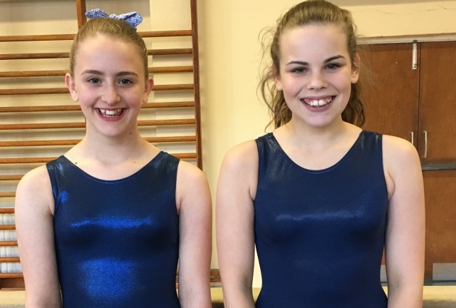 Niamh Carr, 12, and Morgan Davies, 14