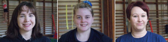 Ceri, Jess and Julie