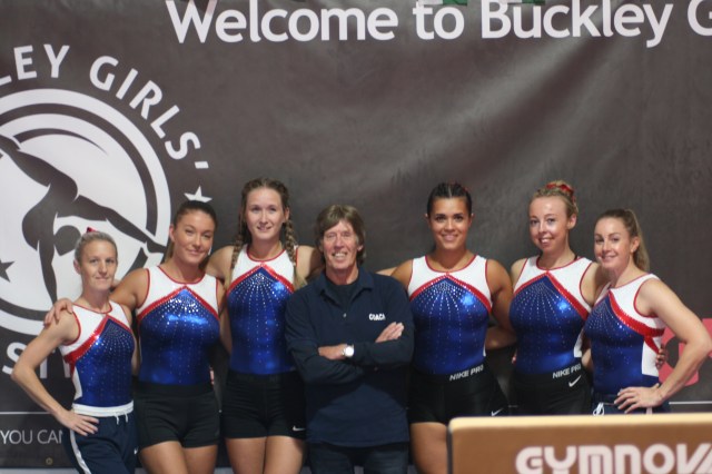 Coaches with coaching director Stan Buckley